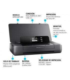 IMPRESORA HP OFFICEJET 200 MOBILE PRINTER