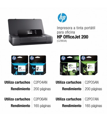 IMPRESORA HP OFFICEJET 200 MOBILE PRINTER