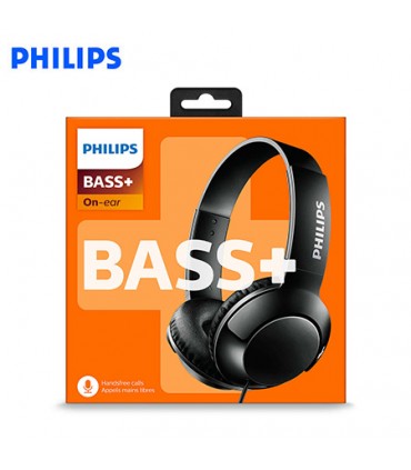 AUDIFONO PHILIPS SHL3075BK C/ MICROFONO BLACK