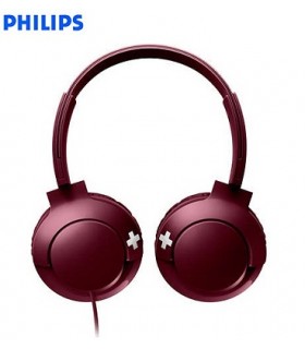 AUDIFONO PHILIPS SHL3075RD C/ MICROFONO RED