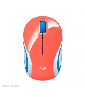 MOUSE LOGITECH M187 INALAMBRICO CORAL