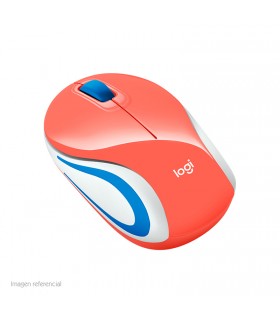 MOUSE LOGITECH M187 INALAMBRICO CORAL