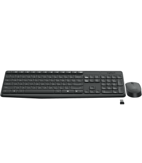 KIT TECLADO+MOUSE LOGITECH MK235 INALAMBRICO SP NEGRO