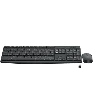 KIT TECLADO+MOUSE LOGITECH MK235 INALAMBRICO SP NEGRO