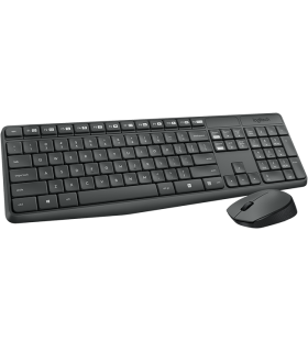 KIT TECLADO+MOUSE LOGITECH MK235 INALAMBRICO SP NEGRO