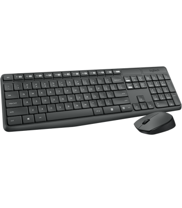 KIT TECLADO+MOUSE LOGITECH MK235 INALAMBRICO SP NEGRO