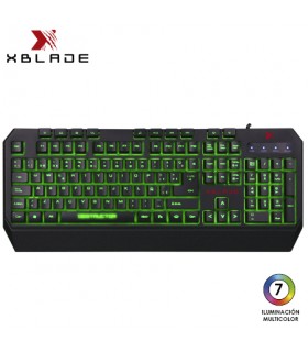 TECLADO XBLADE GXB-K662B USB GAMING DESTRUCTOR MULTIMEDIA RGB