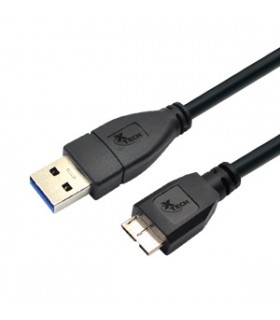 CABLE XTECH XTC365 USB 3.0 MACHO A MICRO USB B MACHO 90 CM