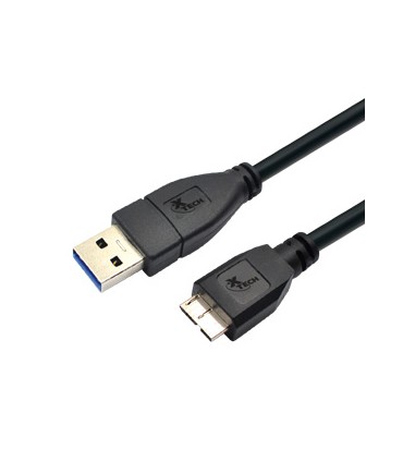 CABLE XTECH XTC365 USB 3.0 MACHO A MICRO USB B MACHO 90 CM