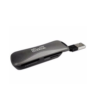 LECTOR KLIPXTREME KCR-210 CARD READER USB 2.0 NEGRO