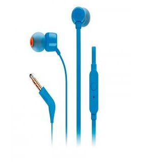 AUDIFONO JBL TUNE110 C/ MICROFONO 3.5MM AZUL