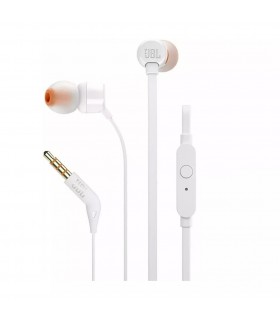 AUDIFONO JBL TUNE110 C/MICROFONO 3.5MM BLANCO