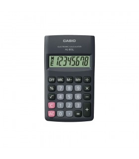 CALCULADORA CASIO HL-815L DE BOLSILLO 8 DIG. NEGRO