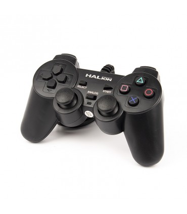 GAME PAD HALION HA-2009 USB C/ VIBRADOR NEGRO