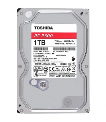 HDD TOSHIBA P300 1TB INTERNO 64MB SATA3 7200RPM