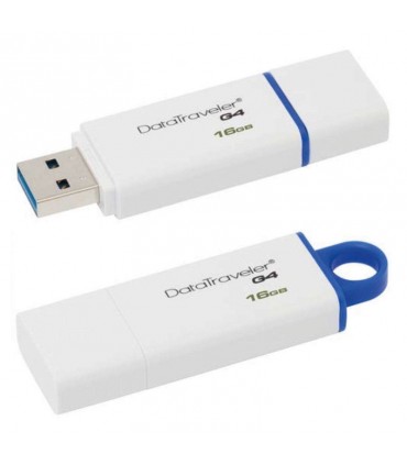 MEMORIA KINGSTON DTIG4/16GB USB 3.1/3.0/2.0 BLANCO/AZUL